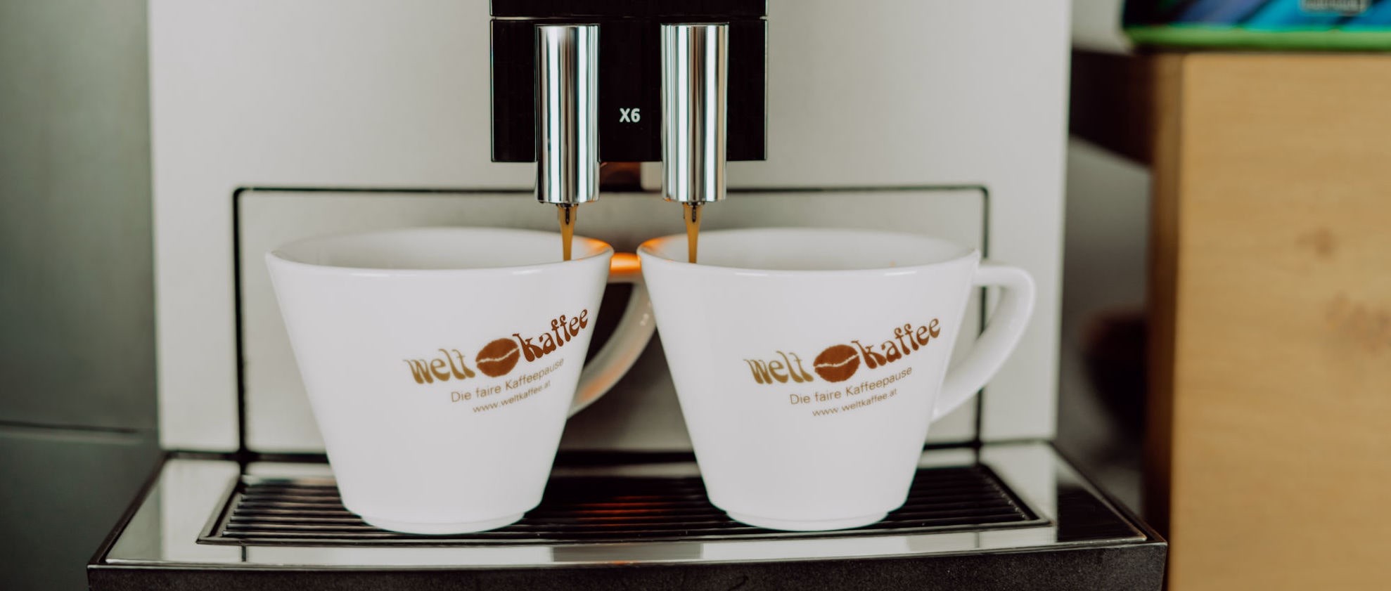 Bester Kaffeegenuss - biologisch und fair Trade - mit einem Kaffeesystem von Weltkaffee.